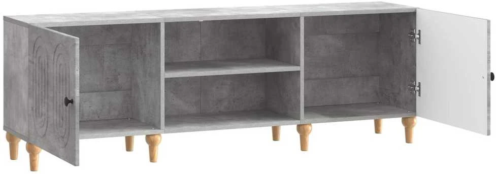 TV staliukas Televizoriaus spintelė 150 x 31 x 50 cm Betono pilka