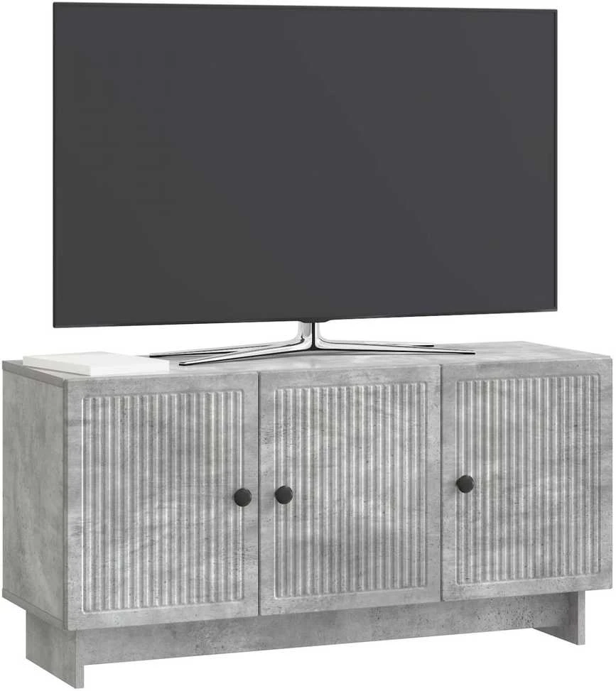 TV staliukas Televizoriaus spintelė 99 x 34,5 x 50 cm Betono pilka