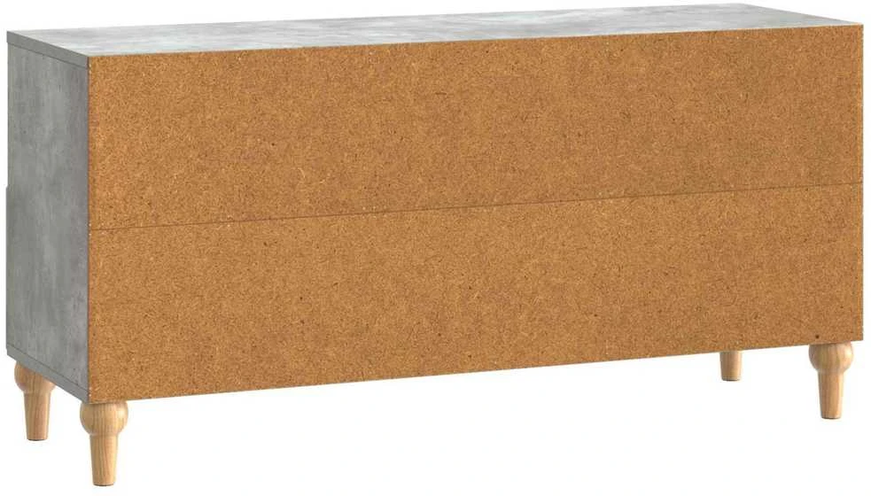 TV staliukas Televizoriaus spintelė 102 x 34,5 x 50 cm Betono Pilka