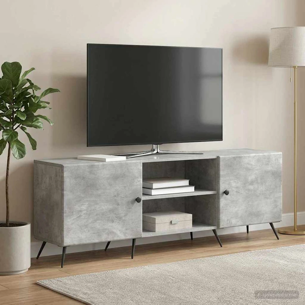 TV staliukas Televizoriaus spintelė 150 x 31 x 50 cm Betono pilka