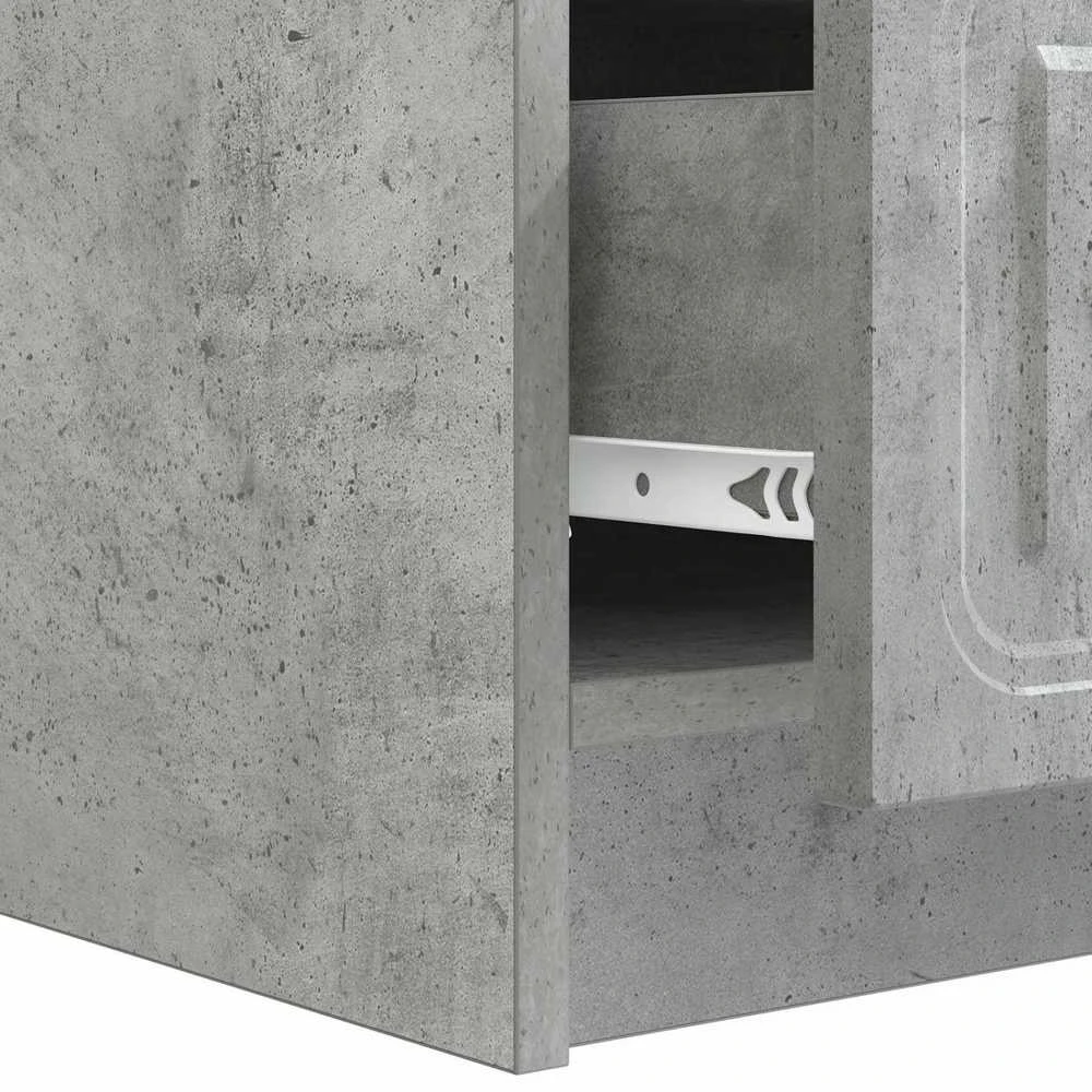 Televizoriaus spintelė 147 x 34,5 x 27 cm Betono pilka