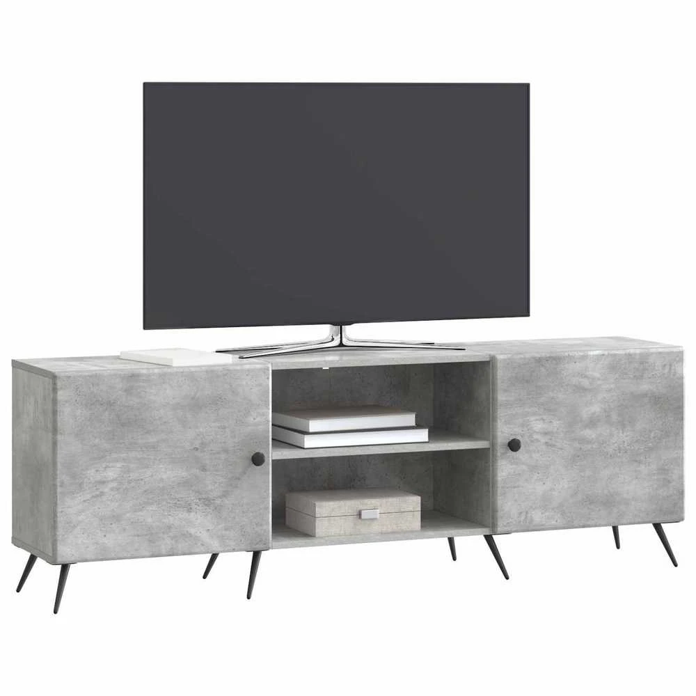 TV staliukas Televizoriaus spintelė 150 x 31 x 50 cm Betono pilka