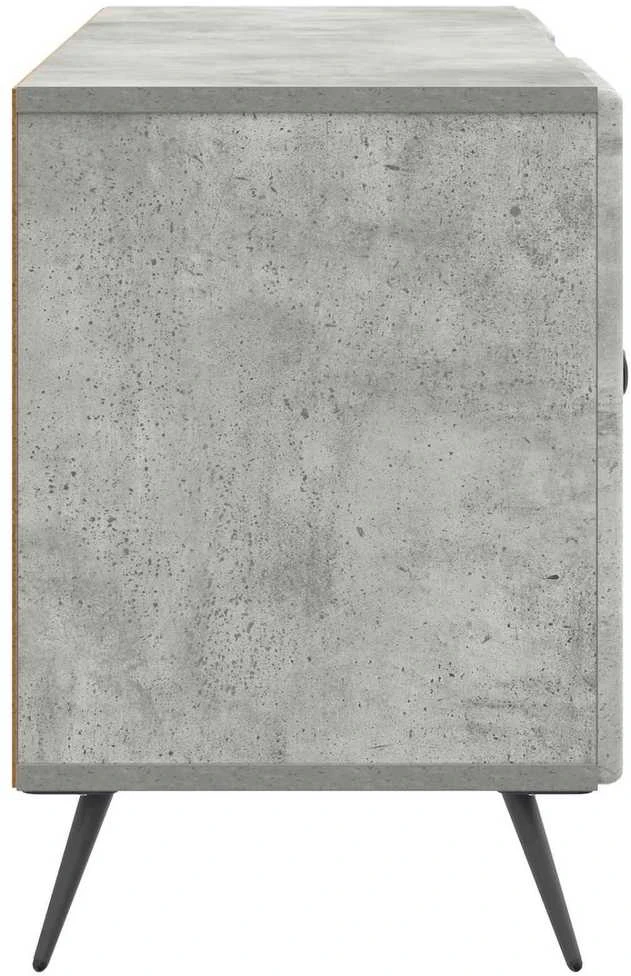 TV staliukas Televizoriaus spintelė 102 x 34,5 x 50 cm Betono pilka