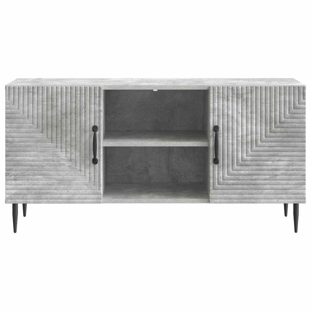 TV staliukas Televizoriaus spintelė Betono pilka 102 x 34,5 x 50 cm