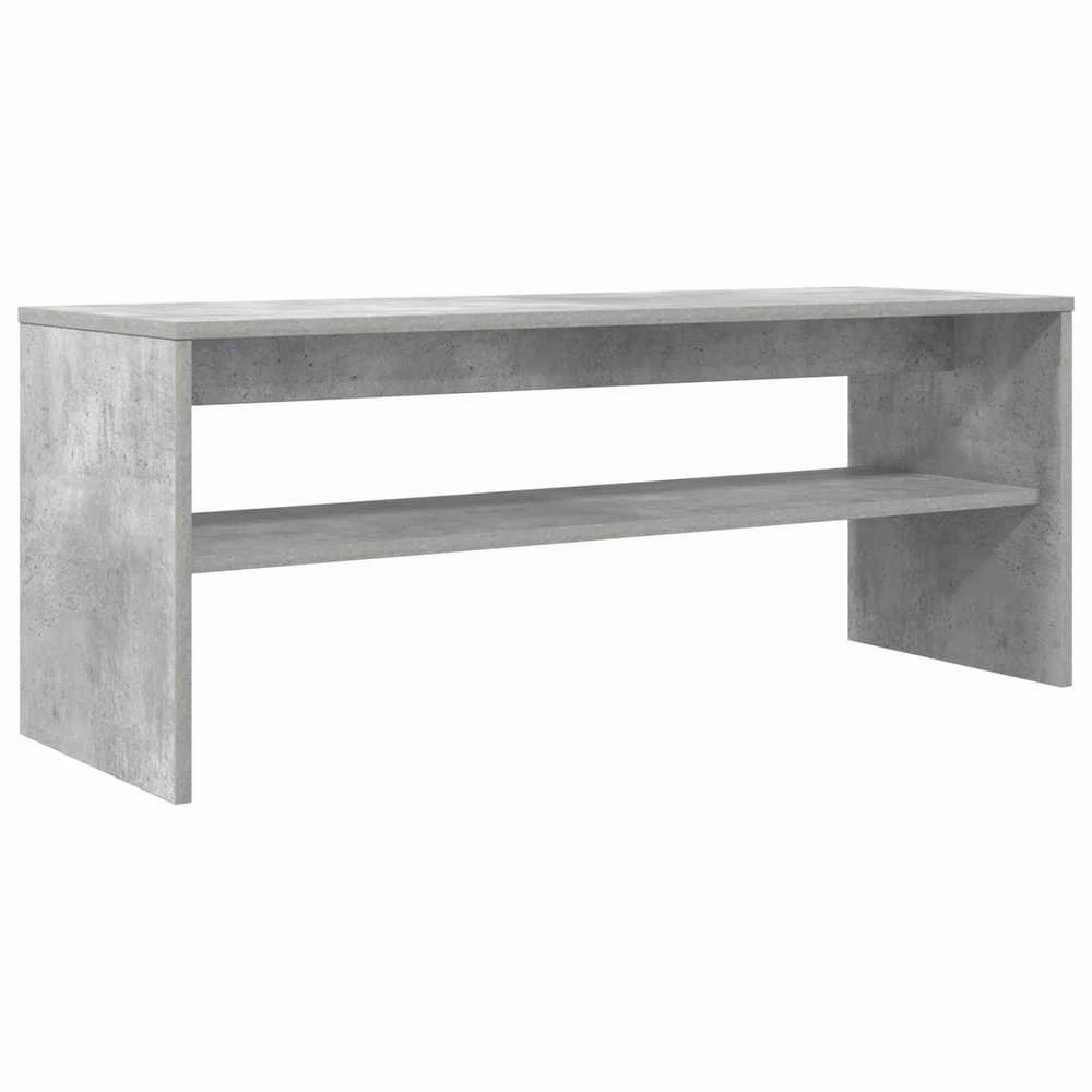TV staliukas Televizoriaus spintelė 100 x 35 x 40 cm Betono pilka