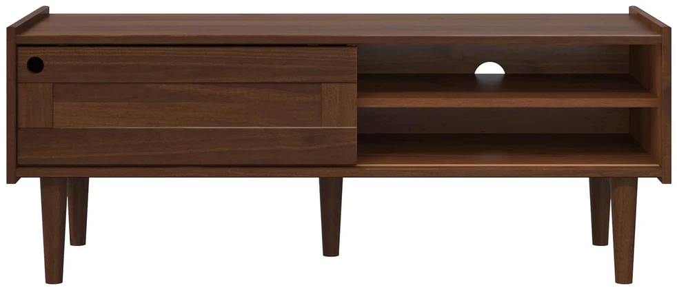 TV staliukas Televizoriaus spintelė BILBAO 114 x 40 x 45 cm Tamsi karamelė