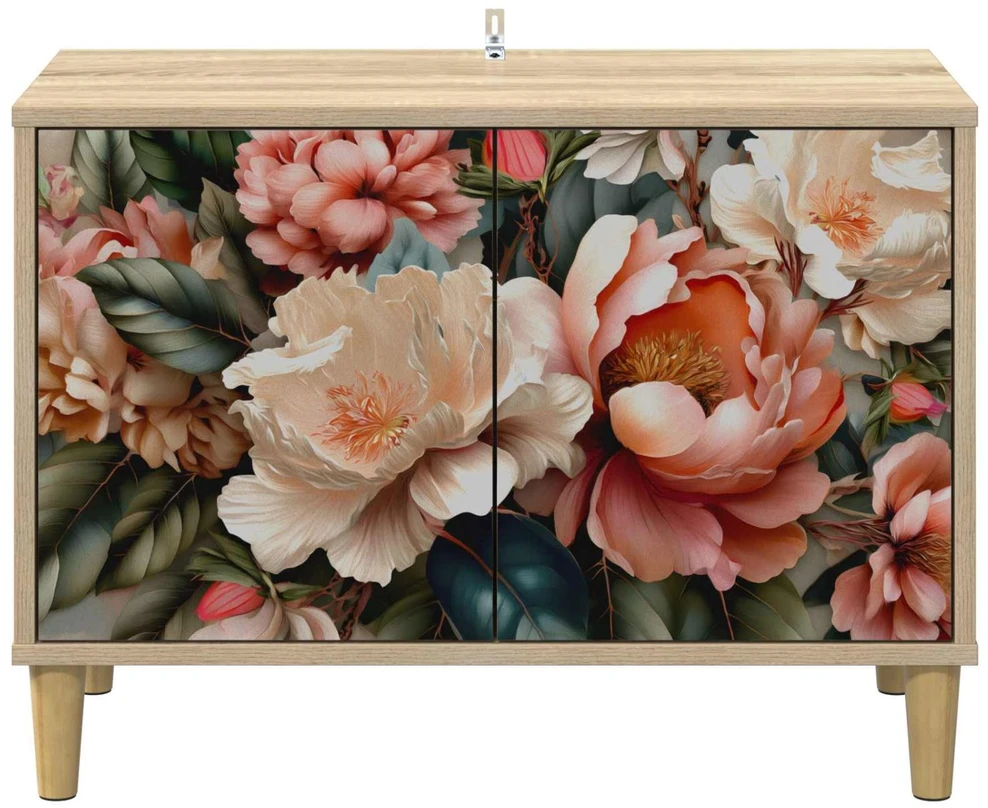 TV staliukas Televizoriaus spintelė BORNE 69 x 33 x 50 cm Sonoma ąžuolo
