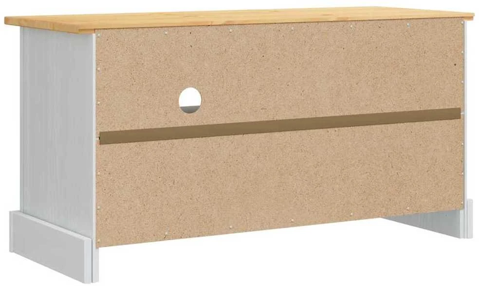TV staliukas Televizoriaus spintelė CORONA 100 x 40 x 52 cm Balta