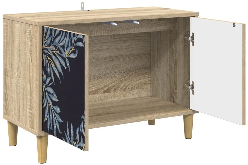 TV staliukas Televizoriaus spintelė DOKKUM 69 x 33 x 50 cm Sonoma ąžuolo