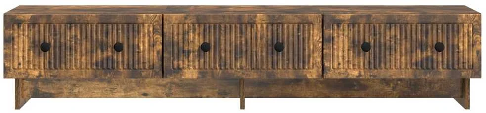 TV staliukas Televizoriaus spintelė 147 x 34,5 x 30 cm Dūminio ąžuolo