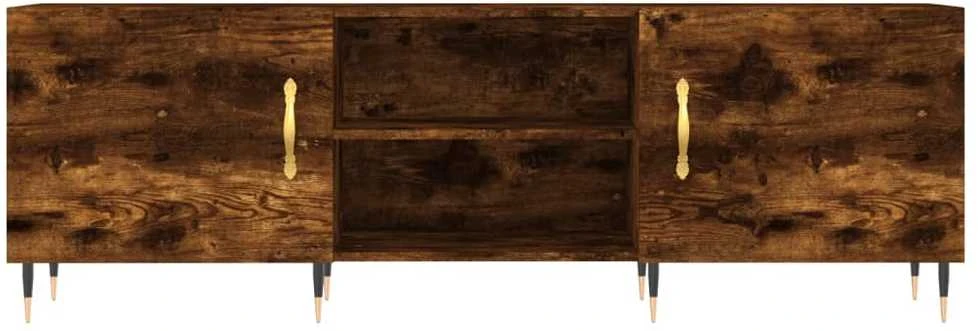 TV staliukas Televizoriaus spintelė, dūminio ąžuolo, 150x30x50cm, mediena