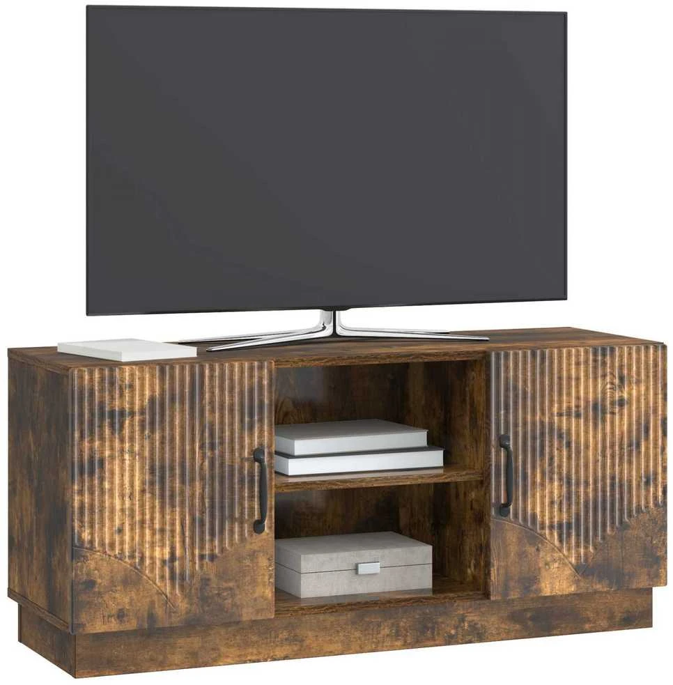 Televizoriaus spintelė 102 x 34,5 x 47 cm Dūminio ąžuolo