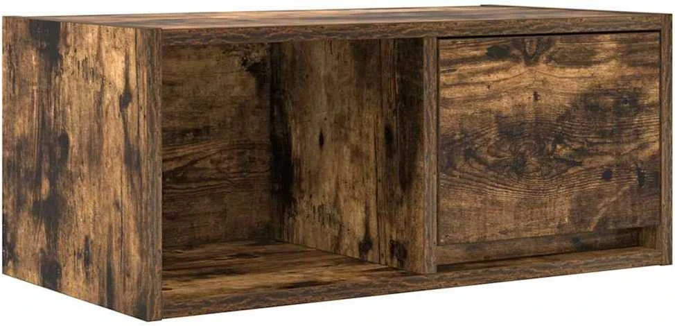 TV staliukas Televizoriaus spintelė, dūminio ąžuolo, 60x31x25,5 cm, mediena