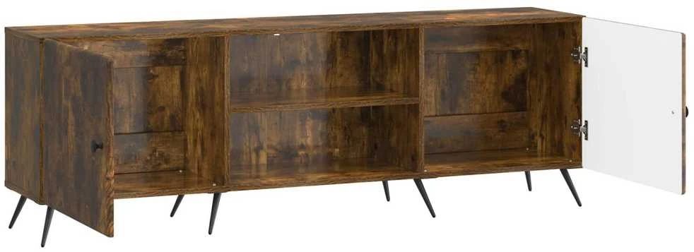 TV staliukas Televizoriaus spintelė 150 x 31 x 50 cm Dūminio ąžuolo