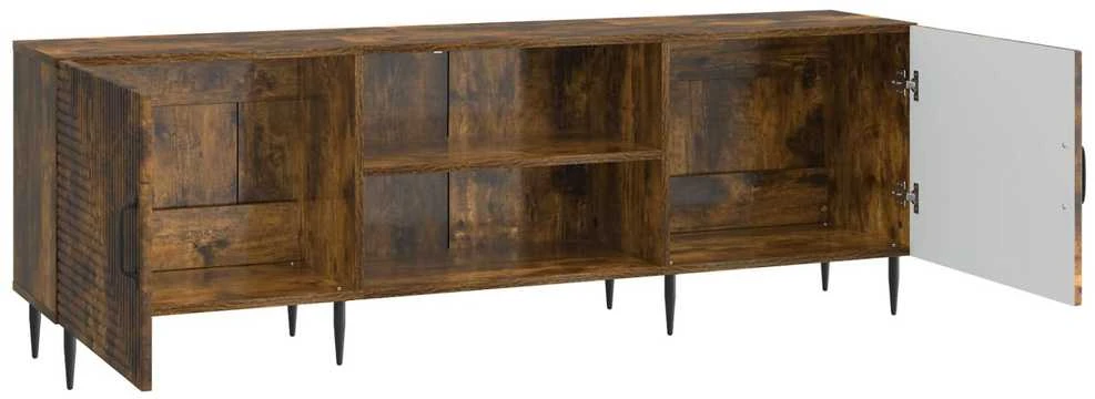 TV staliukas Televizoriaus spintelė 150 x 31 x 50 cm Dūminio ąžuolo