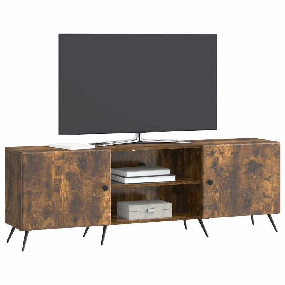 TV staliukas Televizoriaus spintelė 150 x 31 x 50 cm Dūminio ąžuolo