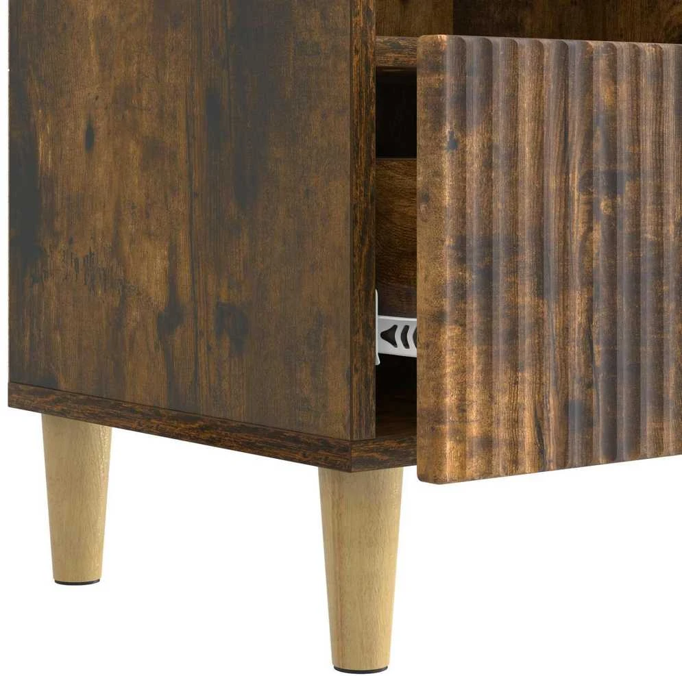 TV staliukas Televizoriaus spintelė 102 x 34,5 x 50 cm Dūminio ąžuolo