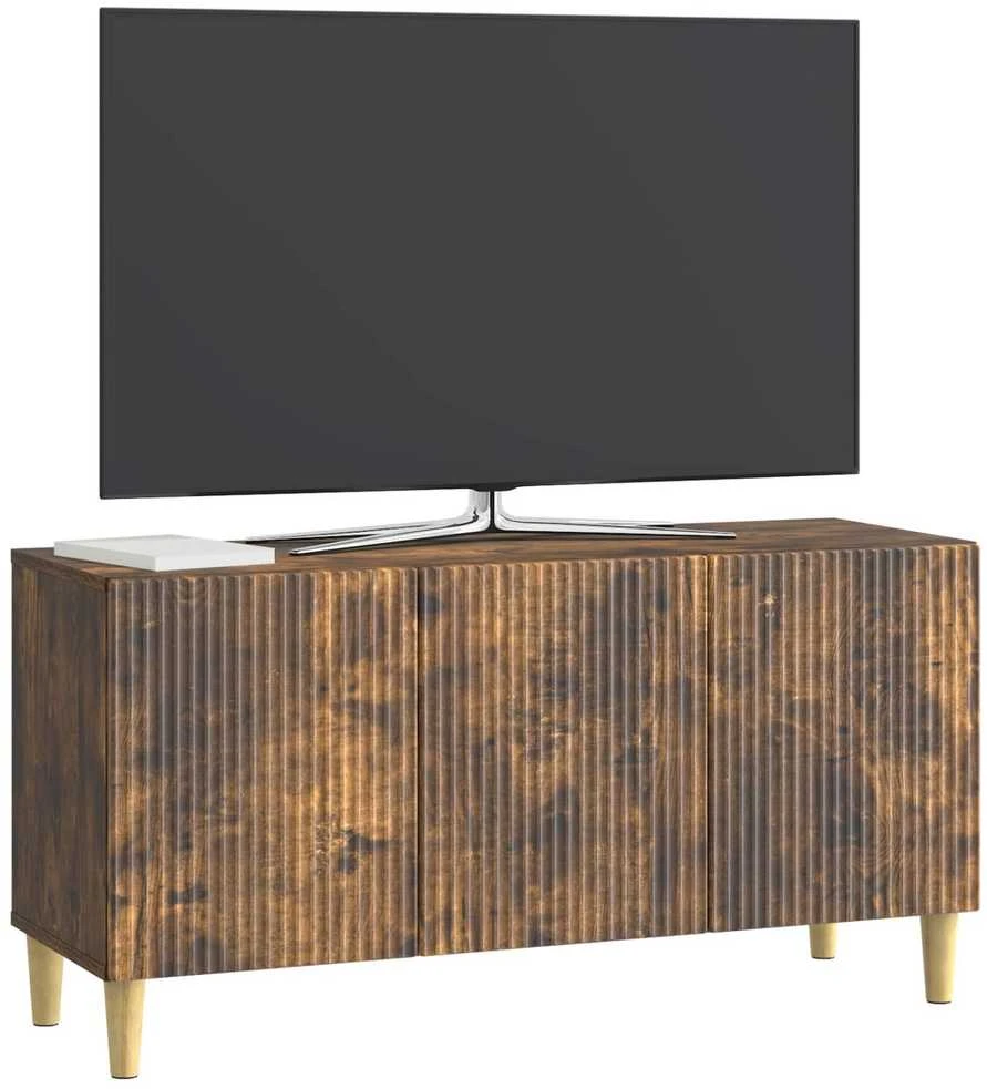 TV staliukas Televizoriaus spintelė 99 x 34,5 x 50 cm Dūminio ąžuolo
