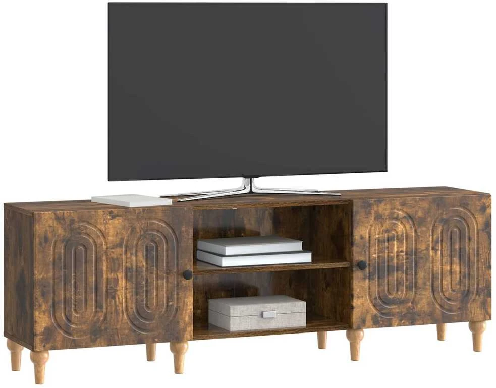 TV staliukas Televizoriaus spintelė 150 x 31 x 50 cm Dūminio ąžuolo