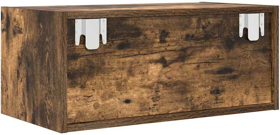 TV staliukas Televizoriaus spintelė, dūminio ąžuolo, 60x31x25,5 cm, mediena