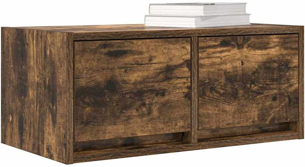 TV staliukas Televizoriaus spintelė, dūminio ąžuolo, 60x31x25,5 cm, mediena