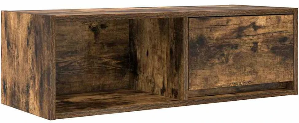 TV staliukas Televizoriaus spintelė, dūminio ąžuolo, 80x31x25,5 cm, mediena
