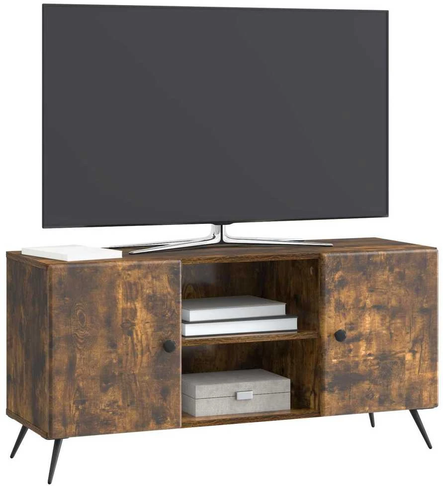 TV staliukas Televizoriaus spintelė 102 x 34,5 x 50 cm Dūminio ąžuolo