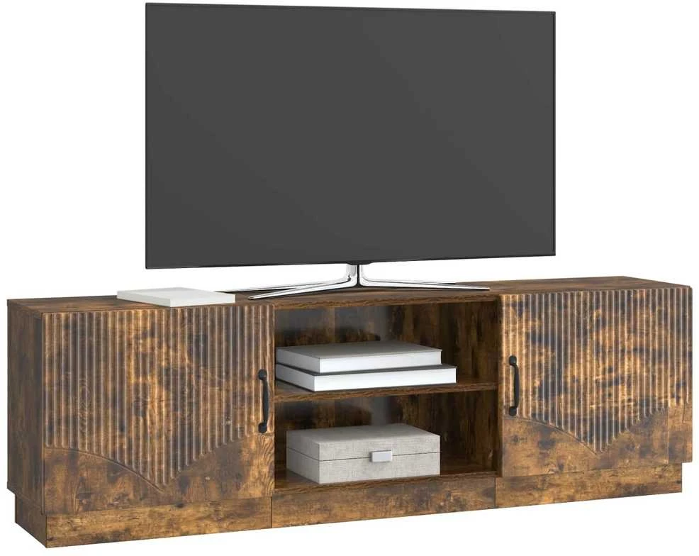 TV staliukas Televizoriaus spintelė Dūminio ąžuolo 150 x 31 x 47 cm