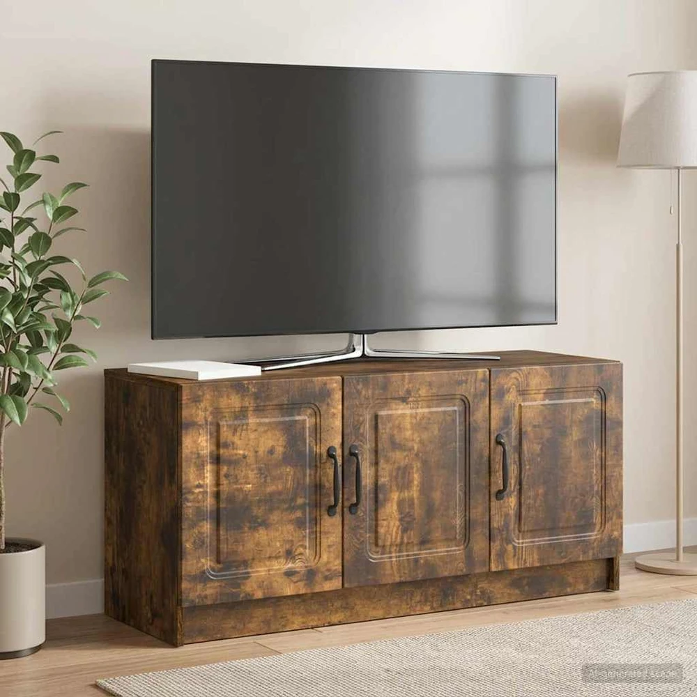 TV staliukas Televizoriaus spintelė Dūminio ąžuolo 99 x 34,5 x 47 cm