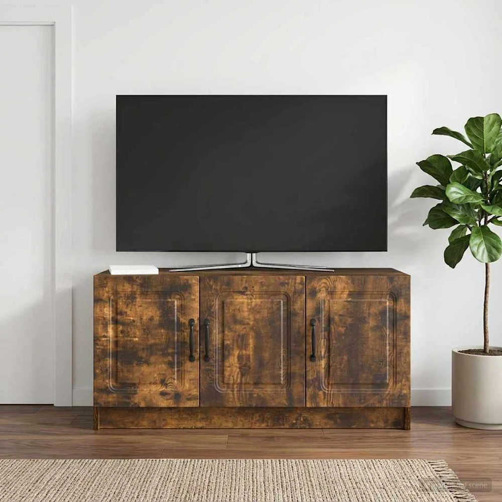 TV staliukas Televizoriaus spintelė Dūminio ąžuolo 99 x 34,5 x 47 cm