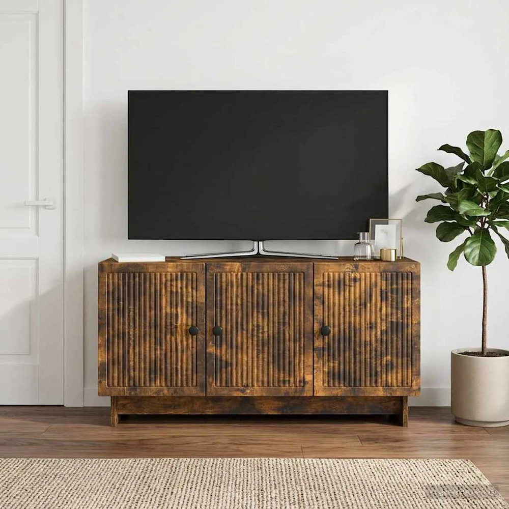 TV staliukas Televizoriaus spintelė 99 x 34,5 x 50 cm Dūminio ąžuolo