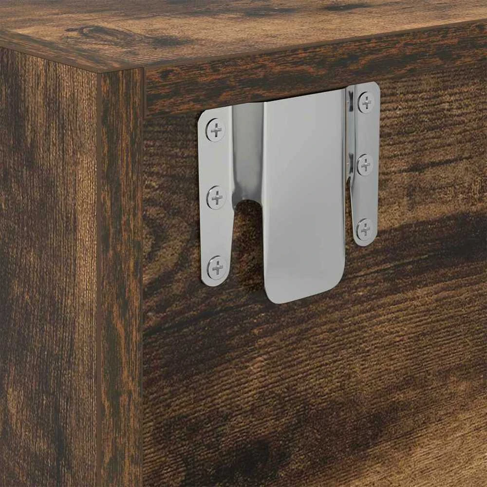 TV staliukas Televizoriaus spintelė, dūminio ąžuolo, 80x31x25,5 cm, mediena