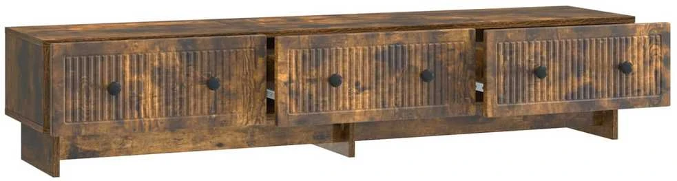 TV staliukas Televizoriaus spintelė 147 x 34,5 x 30 cm Dūminio ąžuolo