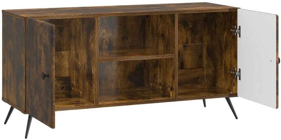 TV staliukas Televizoriaus spintelė 102 x 34,5 x 50 cm Dūminio ąžuolo