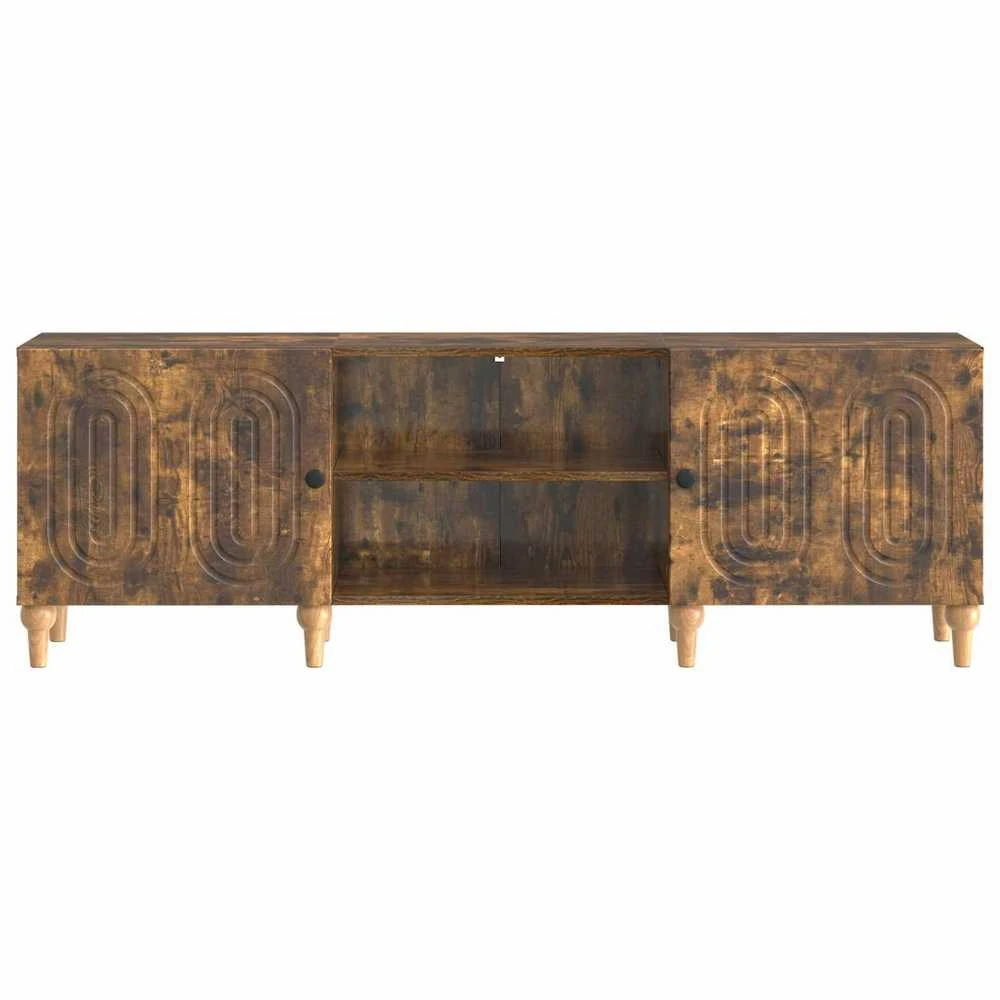 TV staliukas Televizoriaus spintelė 150 x 31 x 50 cm Dūminio ąžuolo