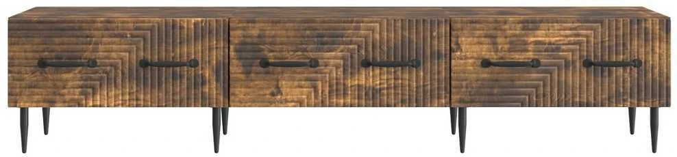 TV staliukas Televizoriaus spintelė Dūminio ąžuolo 147 x 34,5 x 30 cm