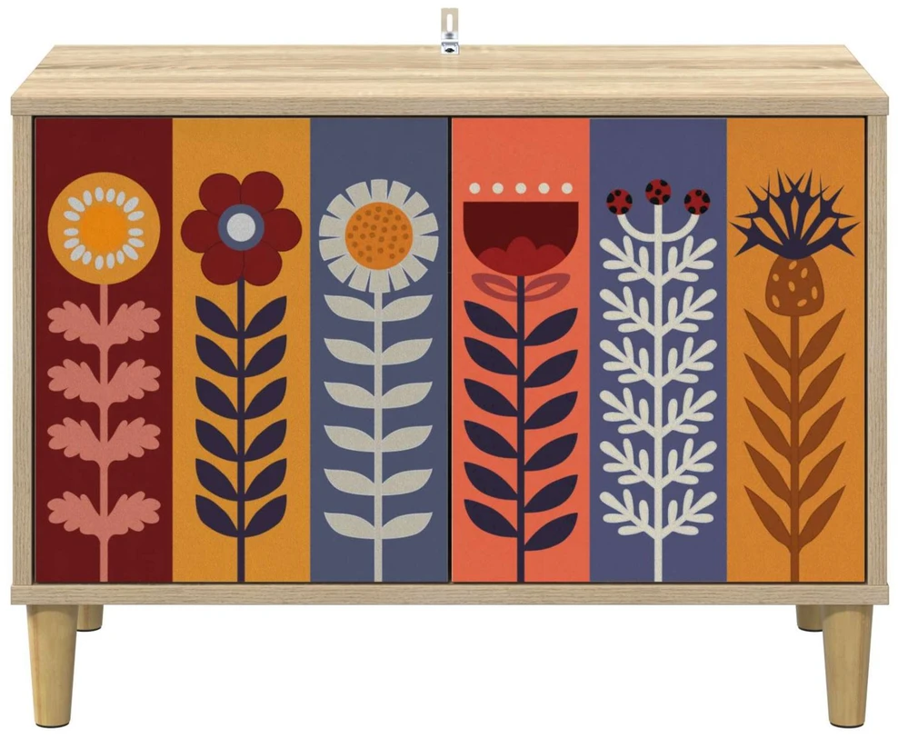 TV staliukas Televizoriaus spintelė ESSEN 69 x 33 x 50 cm Sonoma ąžuolo