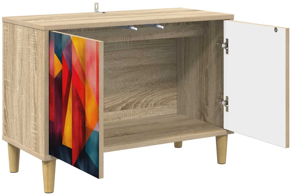 TV staliukas Televizoriaus spintelė HEESCH 69 x 33 x 50 cm Sonoma ąžuolo