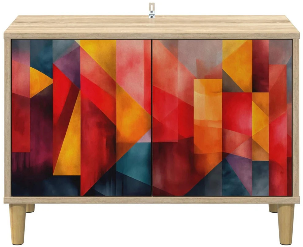 TV staliukas Televizoriaus spintelė HEESCH 69 x 33 x 50 cm Sonoma ąžuolo