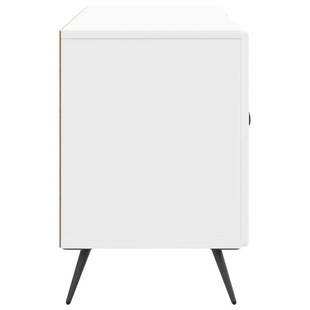 TV staliukas Televizoriaus spintelė 102 x 34,5 x 50 cm Itin blizgi balta