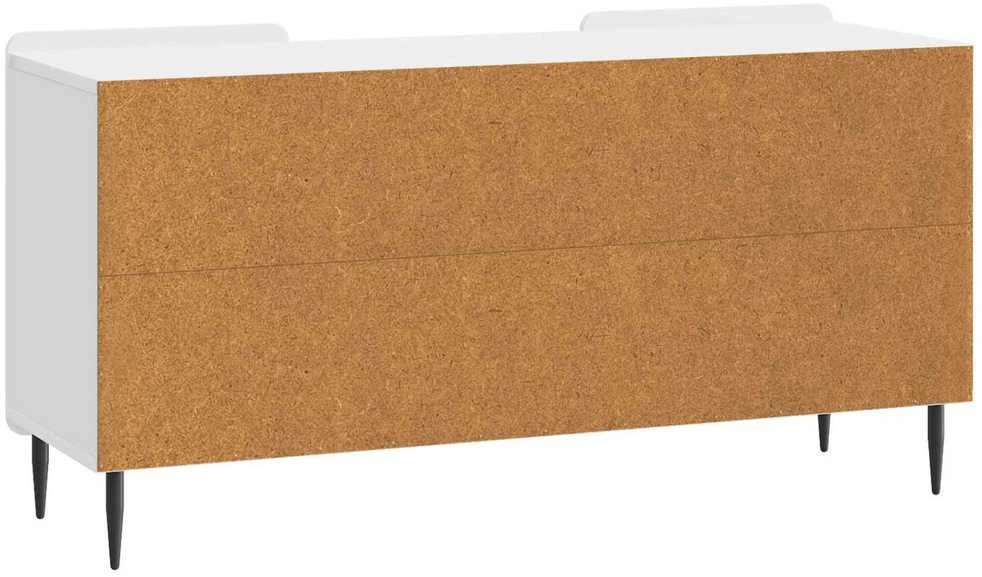 TV staliukas Televizoriaus spintelė 102 x 34,5 x 52 cm Itin blizgi balta
