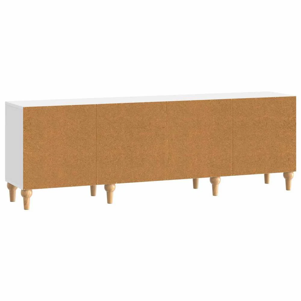 TV staliukas Televizoriaus spintelė 150 x 31 x 50 cm Itin blizgi balta