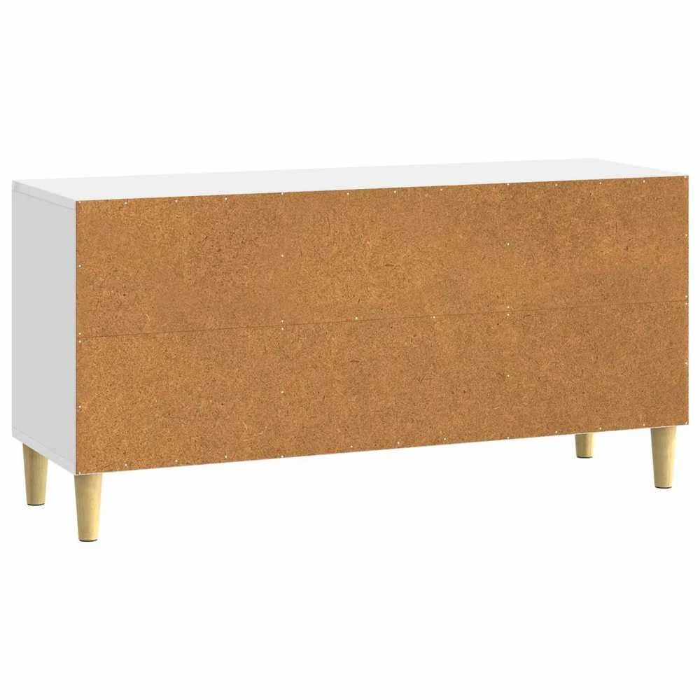 TV staliukas Televizoriaus spintelė 102 x 34,5 x 50 cm Itin blizgi balta