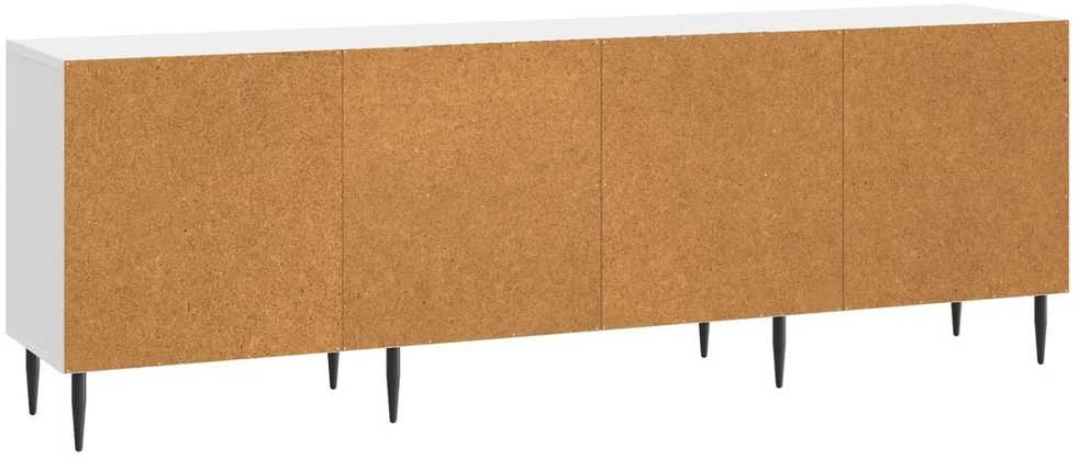TV staliukas Televizoriaus spintelė 150 x 31 x 50 cm Itin blizgi balta