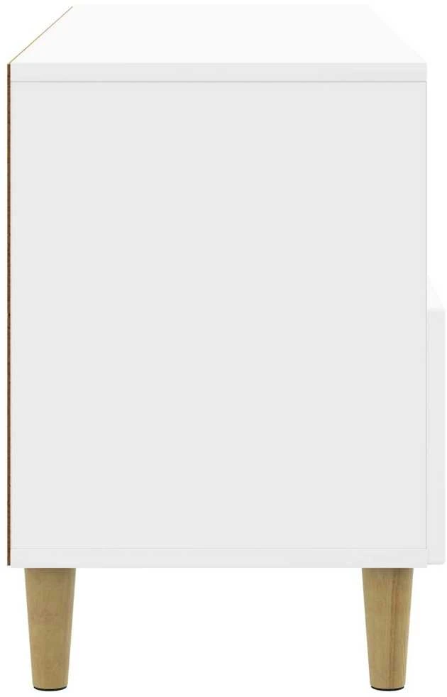 TV staliukas Televizoriaus spintelė 102 x 34,5 x 50 cm Itin blizgi balta