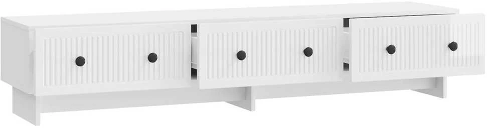 TV staliukas Televizoriaus spintelė 147 x 34,5 x 30 cm Itin blizgi balta