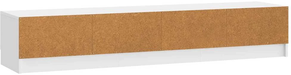Televizoriaus spintelė 147 x 34,5 x 27 cm Itin blizgi balta
