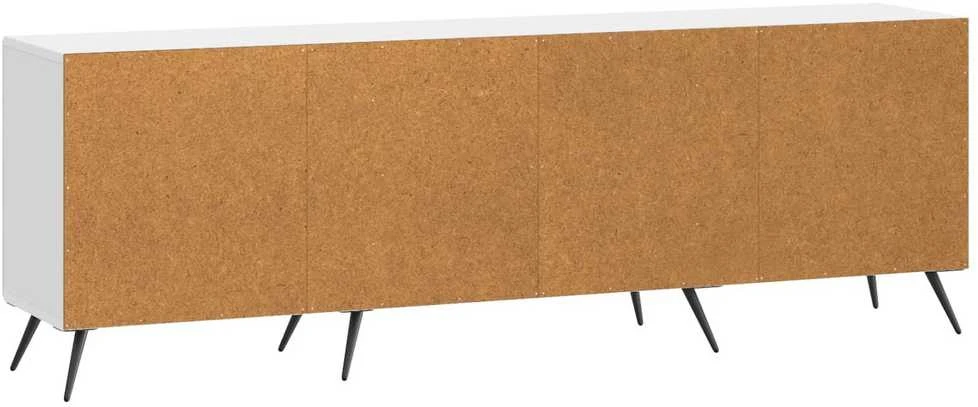 TV staliukas Televizoriaus spintelė 150 x 31 x 50 cm Itin blizgi balta