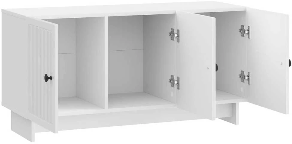 TV staliukas Televizoriaus spintelė 99 x 34,5 x 50 cm Itin blizgi balta