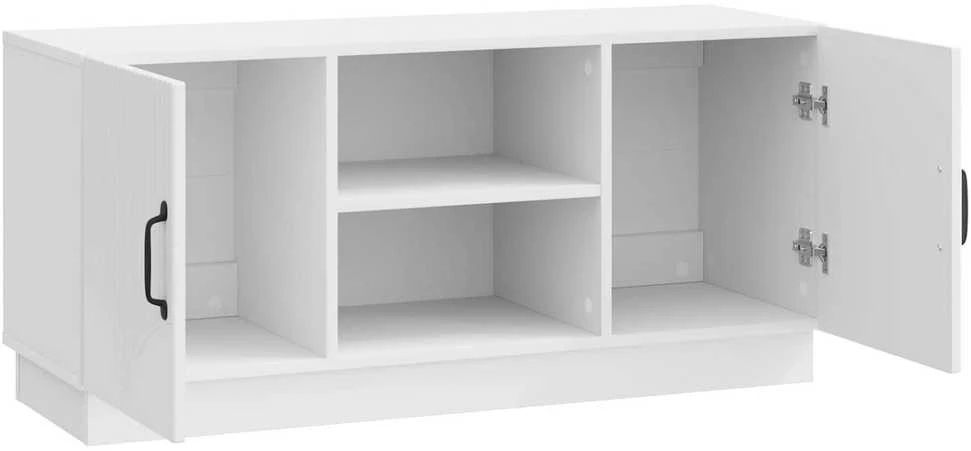 Televizoriaus spintelė 102 x 34,5 x 47 cm Itin blizgi balta